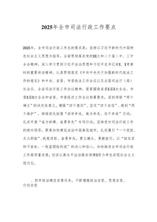 2025年全市司法行政工作要点.docx