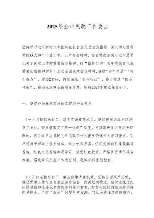 2025年全市民政工作要点.docx