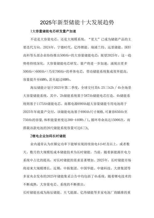2025年新型储能十大发展趋势.docx