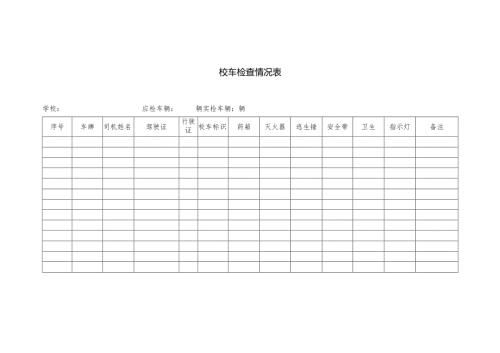 校车检查情况表.docx