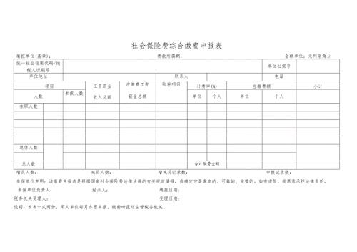 社会保险费综合缴费申报表.docx