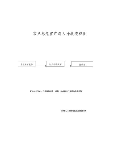 急危重症病人抢救流程图.docx