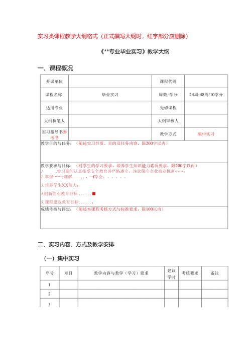 XXXXXX实验课程教学大纲（独立设课标题）.docx
